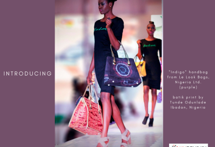 Tunde-Odunlade-batik-print-Indigo-handbag-from-Le Look-Nigeria-purple