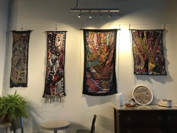 Tunde Odunlade Batik Quilt Tapestry